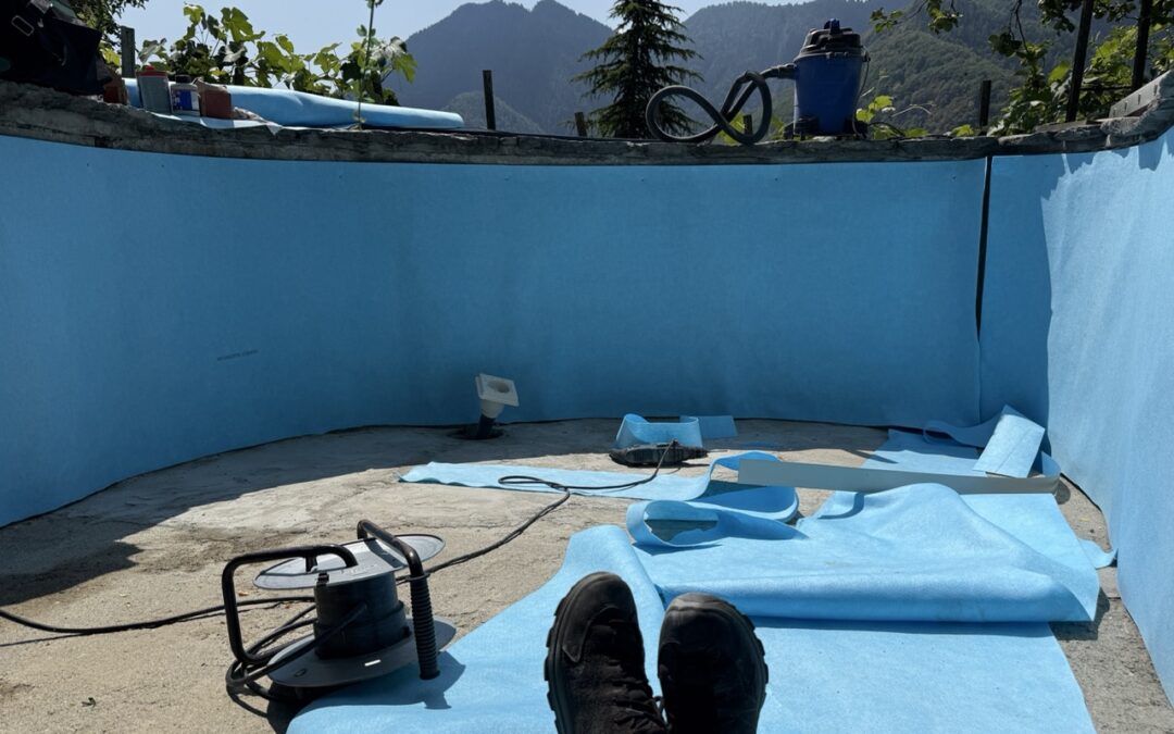 Folienauskleidung im Tessin mal anders
